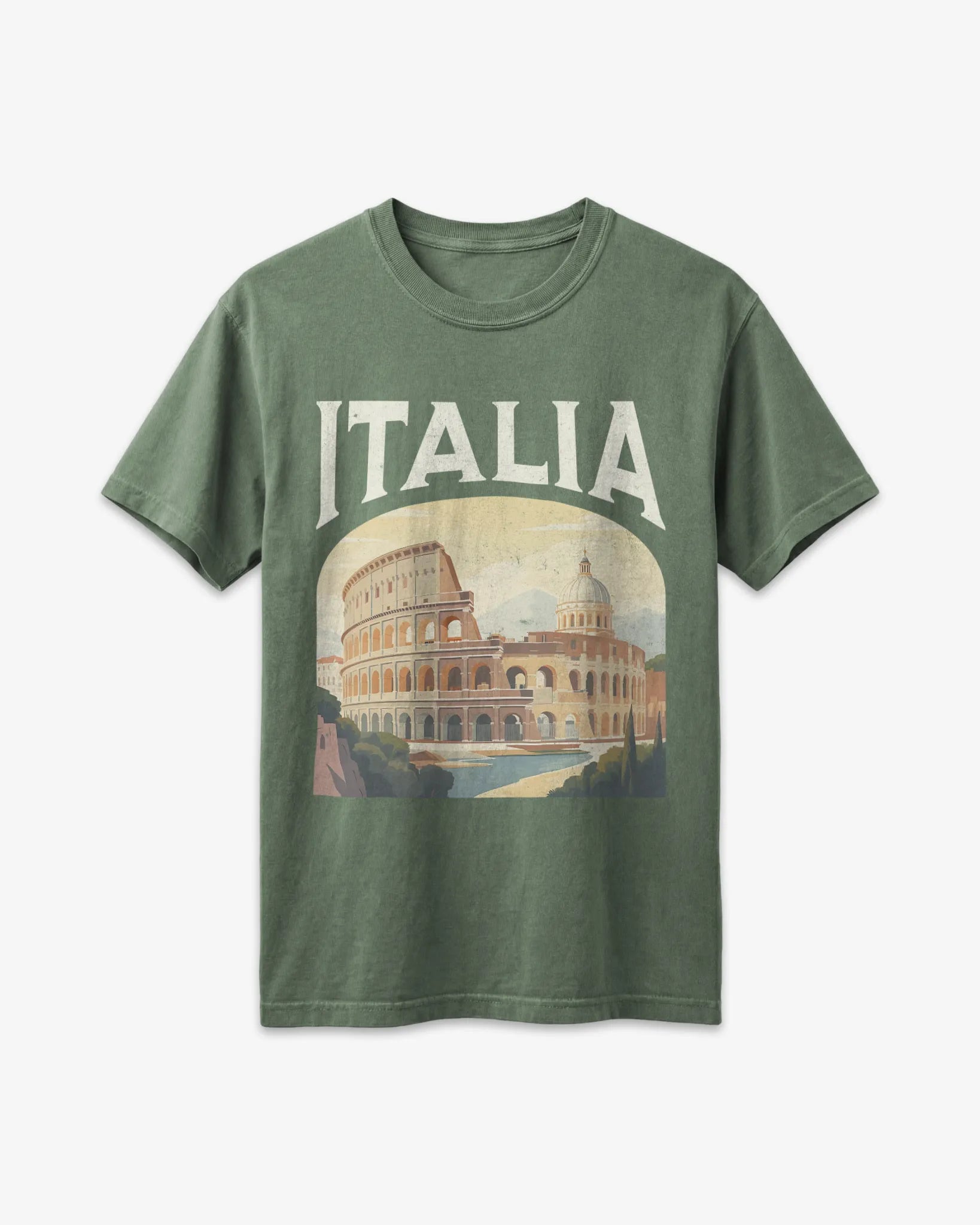 Italia Vintage Travel Poster T-Shirt