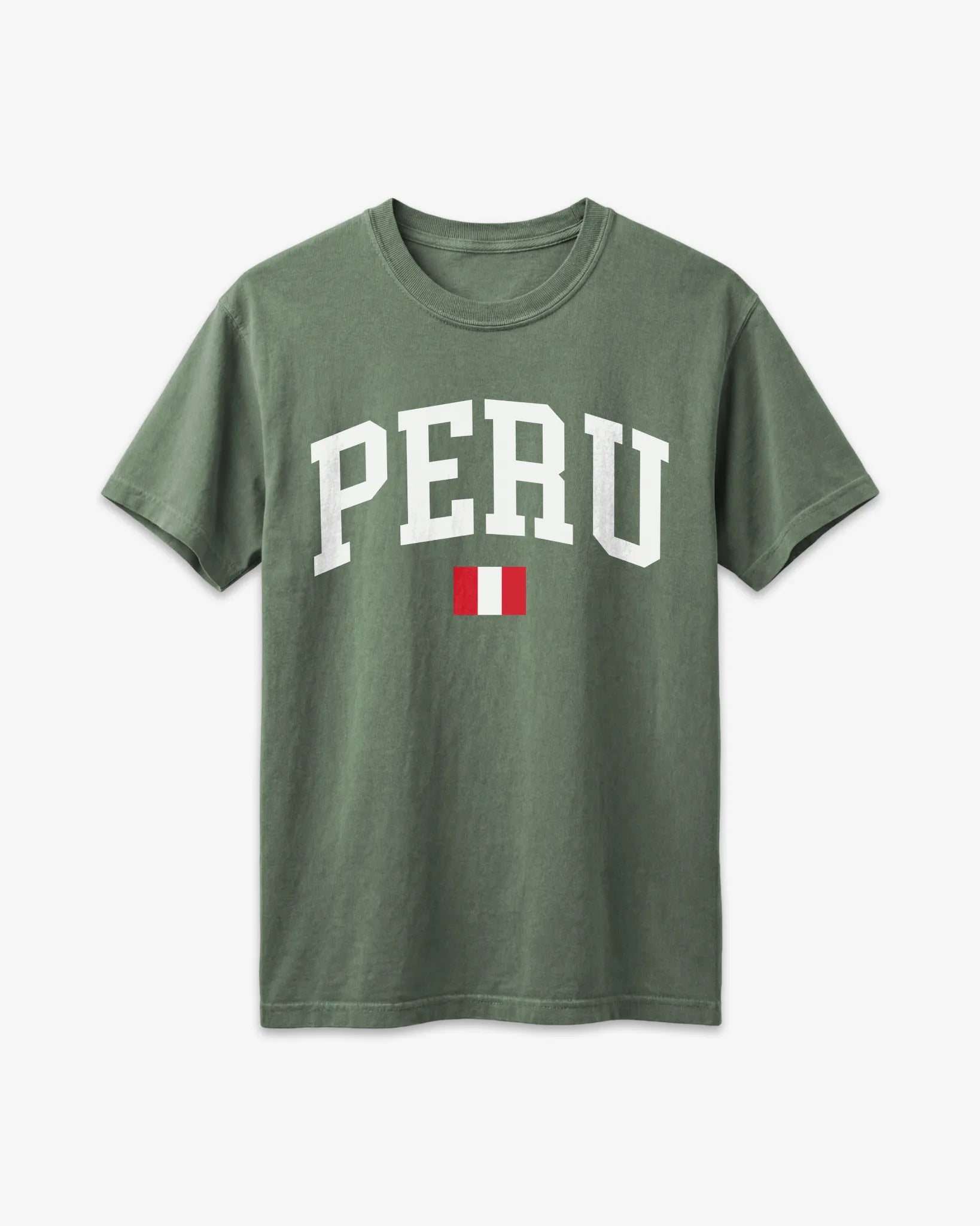 Peru Collegiate Flag T-Shirt