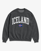 Iceland Collegiate Flag Sweatshirt