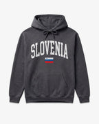 Slovenia Collegiate Flag Hoodie