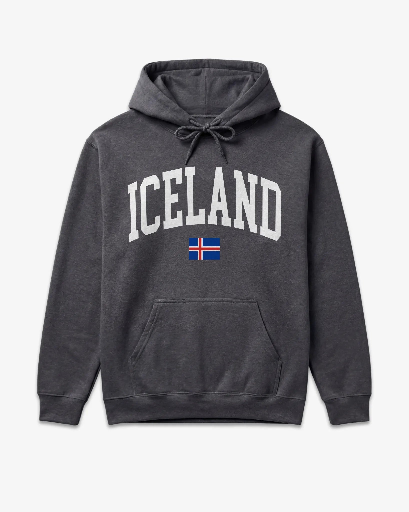Iceland Collegiate Flag Hoodie