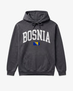 Bosnia Collegiate Flag Hoodie