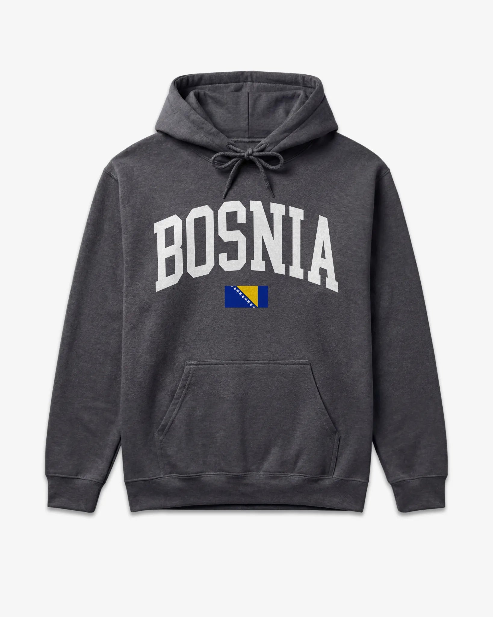 Bosnia Collegiate Flag Hoodie