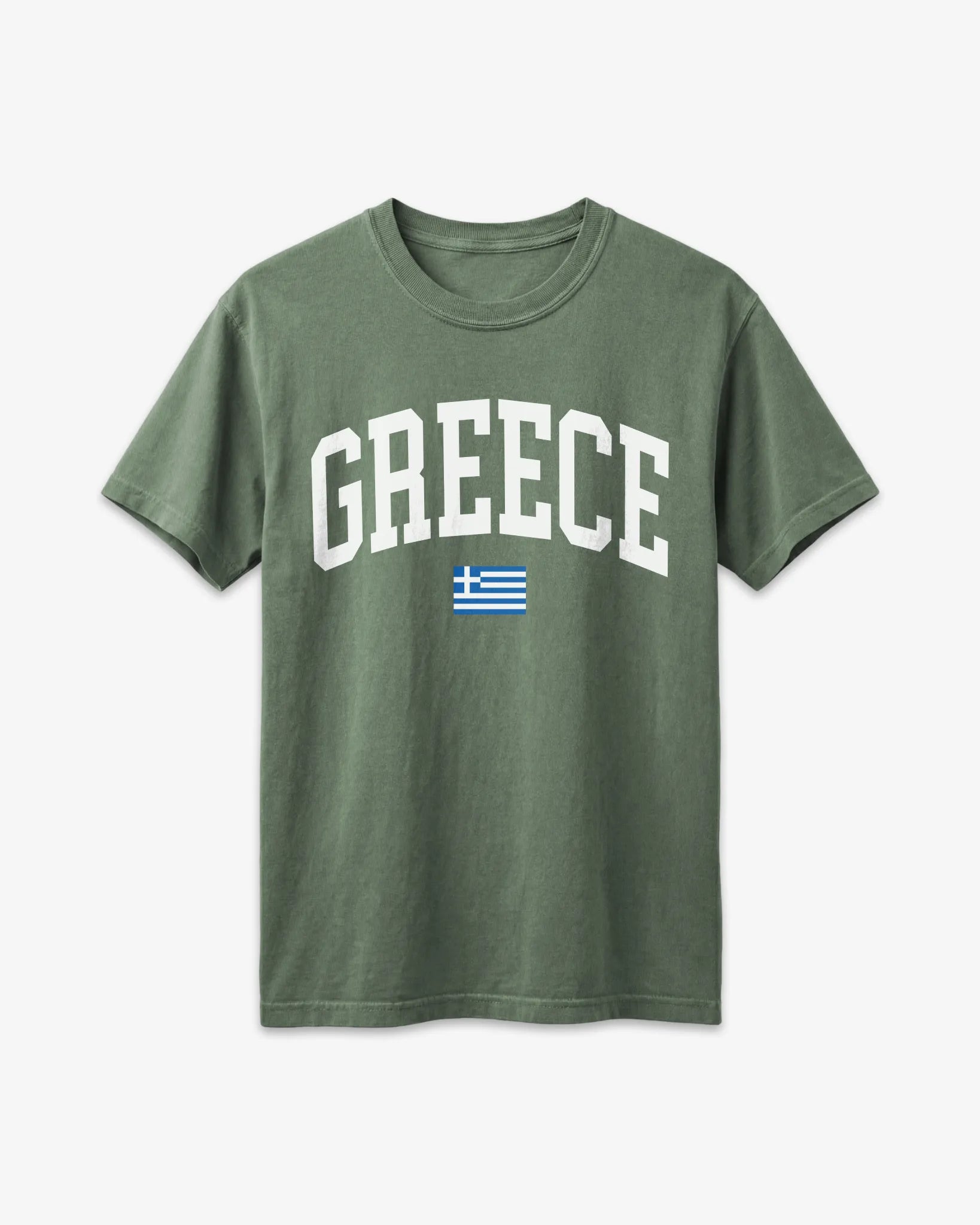 Greece Collegiate Flag T-Shirt