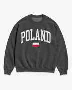 Poland Collegiate Flag Sweatshirt