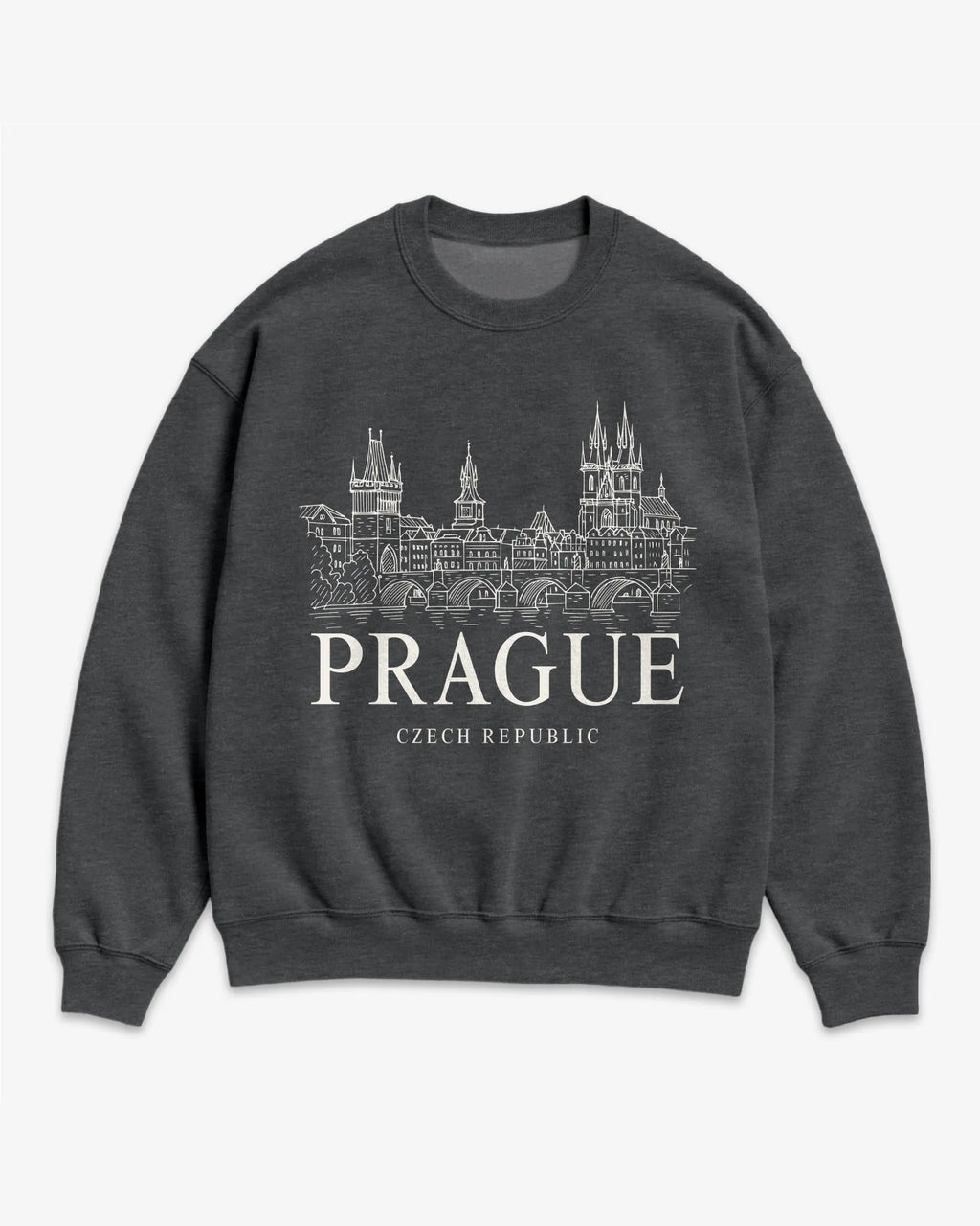 Prague Vintage Sketch Sweatshirt