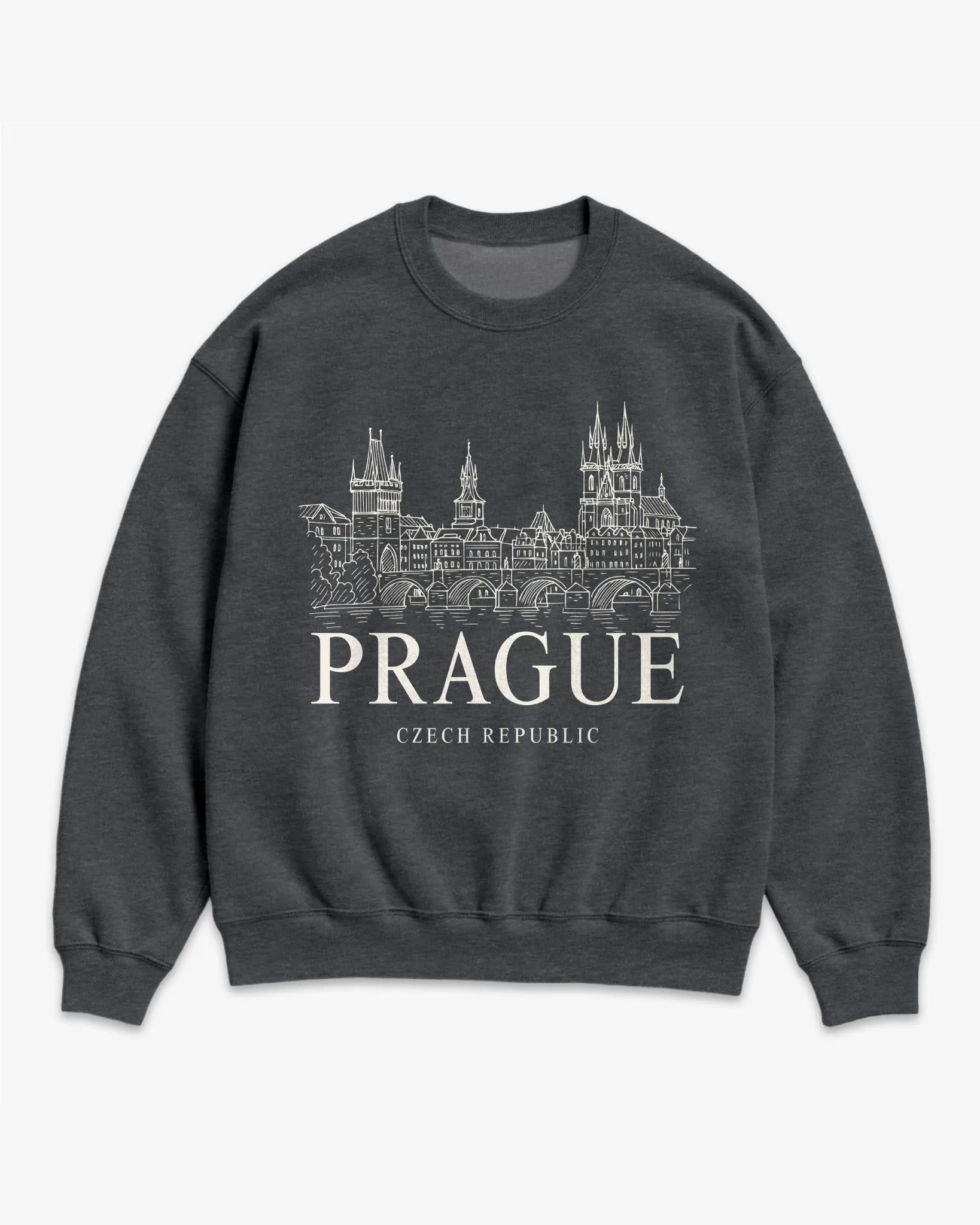 Prague Vintage Sketch Sweatshirt