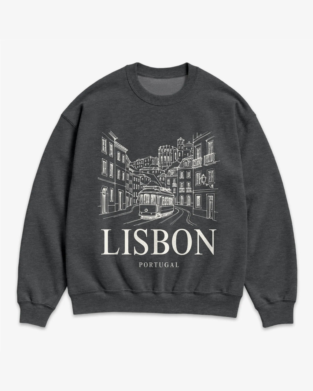 Lisbon Vintage Sketch Sweatshirt