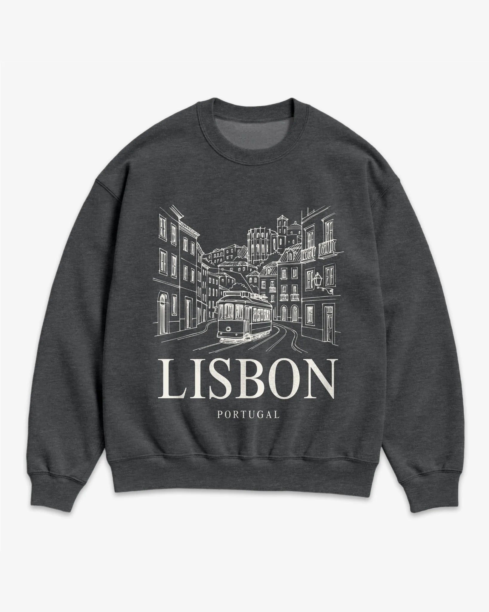 Lisbon Vintage Sketch Sweatshirt
