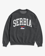 Serbia Collegiate Flag Sweatshirt