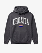Croatia Collegiate Flag Hoodie
