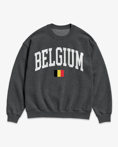 Belgium Collegiate Flag Sweatshirt