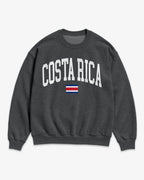 Costa Rica Collegiate Flag Sweatshirt
