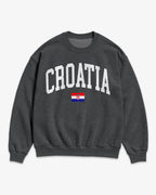 Croatia Collegiate Flag Sweatshirt