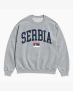 Serbia Collegiate Flag Sweatshirt