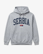 Serbia Collegiate Flag Hoodie
