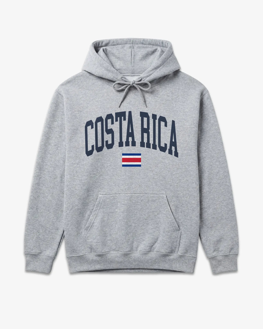 Costa Rica Collegiate Flag Hoodie