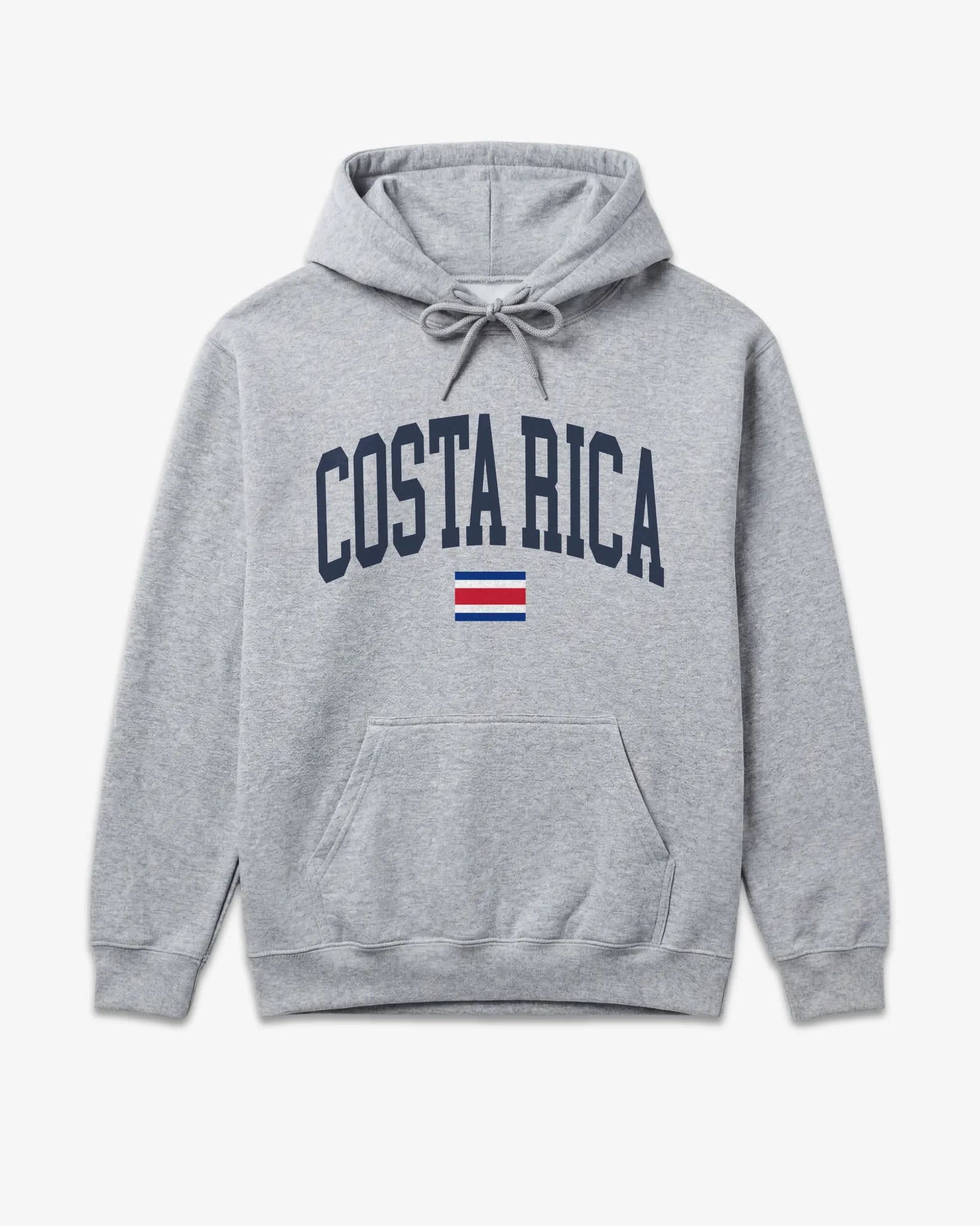 Costa Rica Collegiate Flag Hoodie