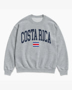 Costa Rica Collegiate Flag Sweatshirt