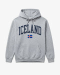 Iceland Collegiate Flag Hoodie