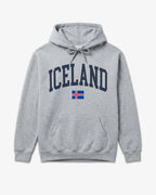 Iceland Collegiate Flag Hoodie