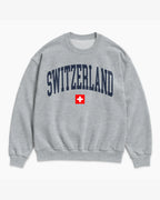 Switzerland Collegiate Flag Sweatshirt