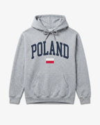 Poland Collegiate Flag Hoodie