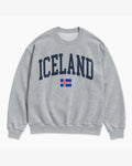Iceland Collegiate Flag Sweatshirt