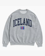 Iceland Collegiate Flag Sweatshirt