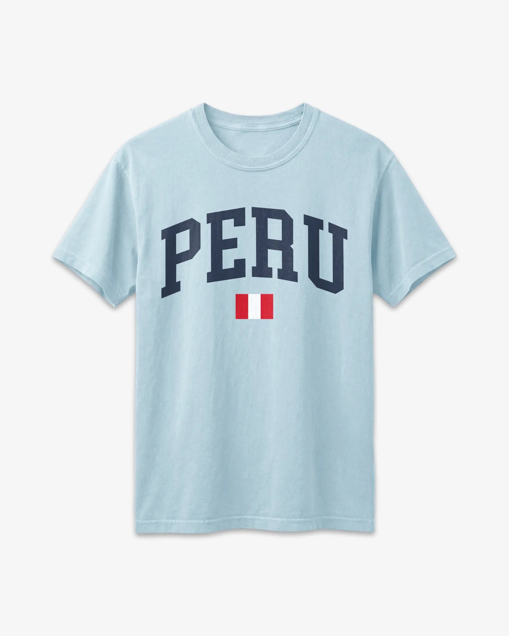Peru Collegiate Flag T-Shirt