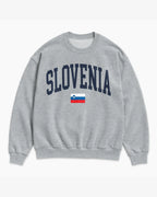 Slovenia Collegiate Flag Sweatshirt