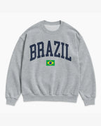 Brazil Collegiate Flag Sweatshirt
