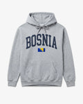 Bosnia Collegiate Flag Hoodie