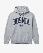 Bosnia Collegiate Flag Hoodie