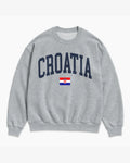 Croatia Collegiate Flag Sweatshirt