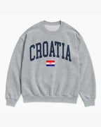 Croatia Collegiate Flag Sweatshirt