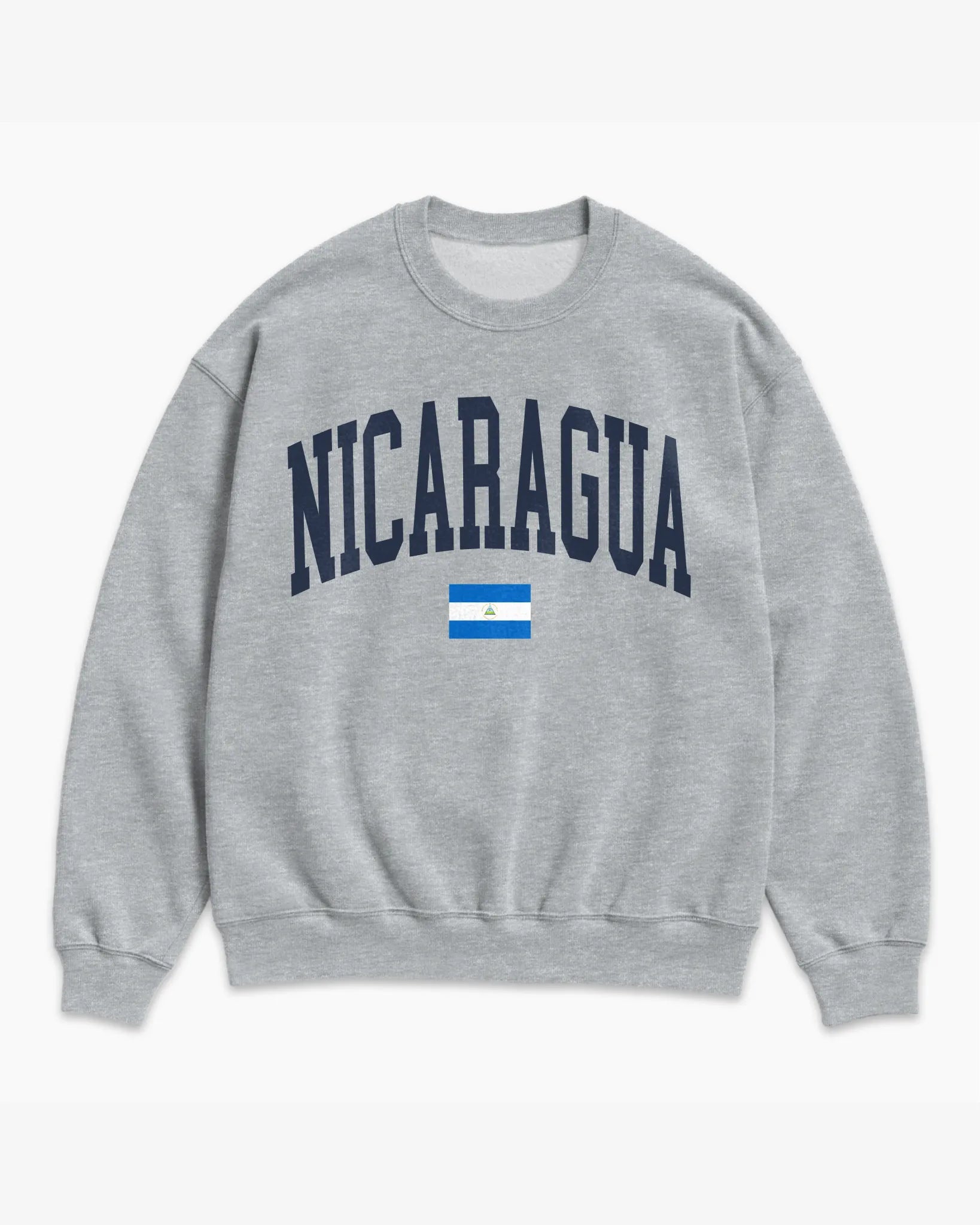 Nicaragua Collegiate Flag Sweatshirt