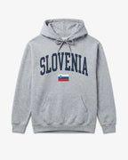 Slovenia Collegiate Flag Hoodie