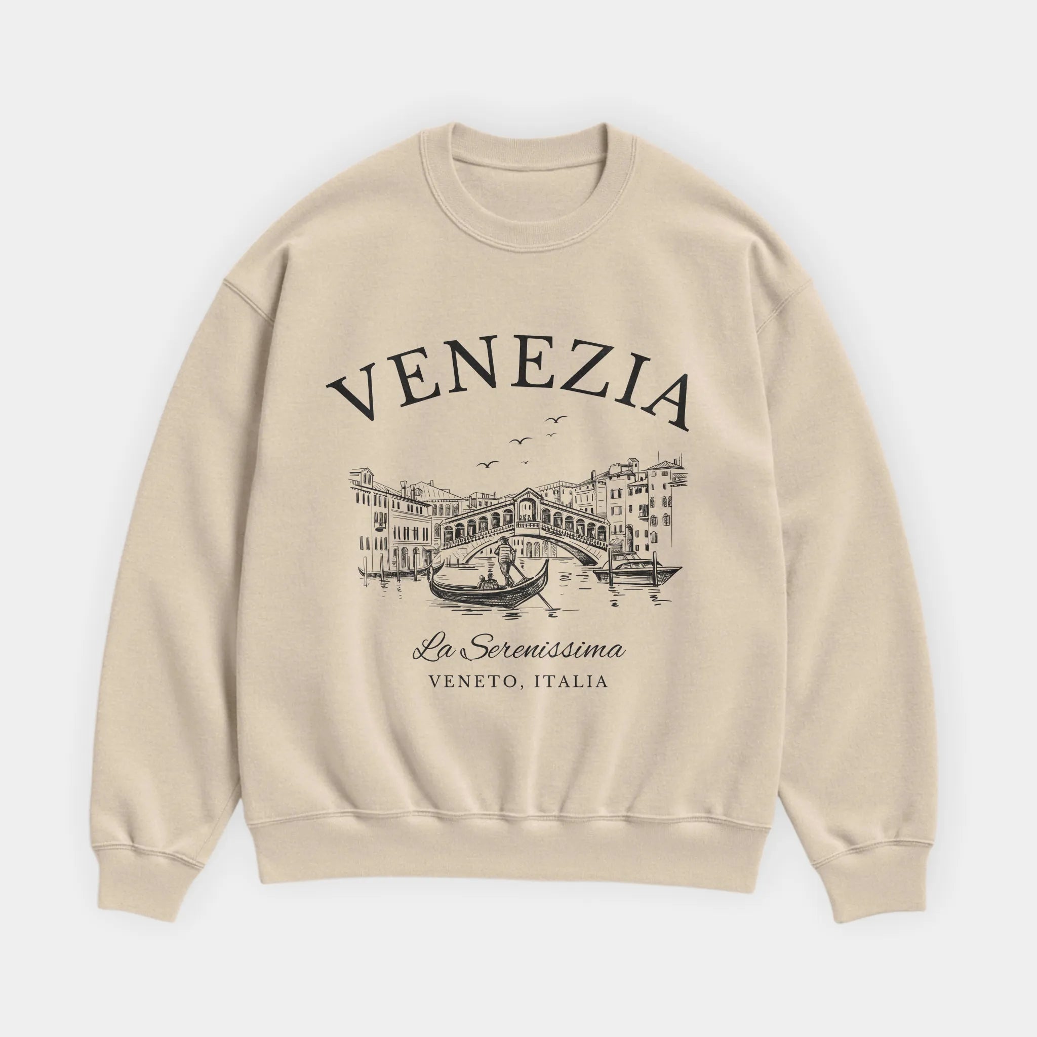 Venice Vintage Sketch Sweatshirt