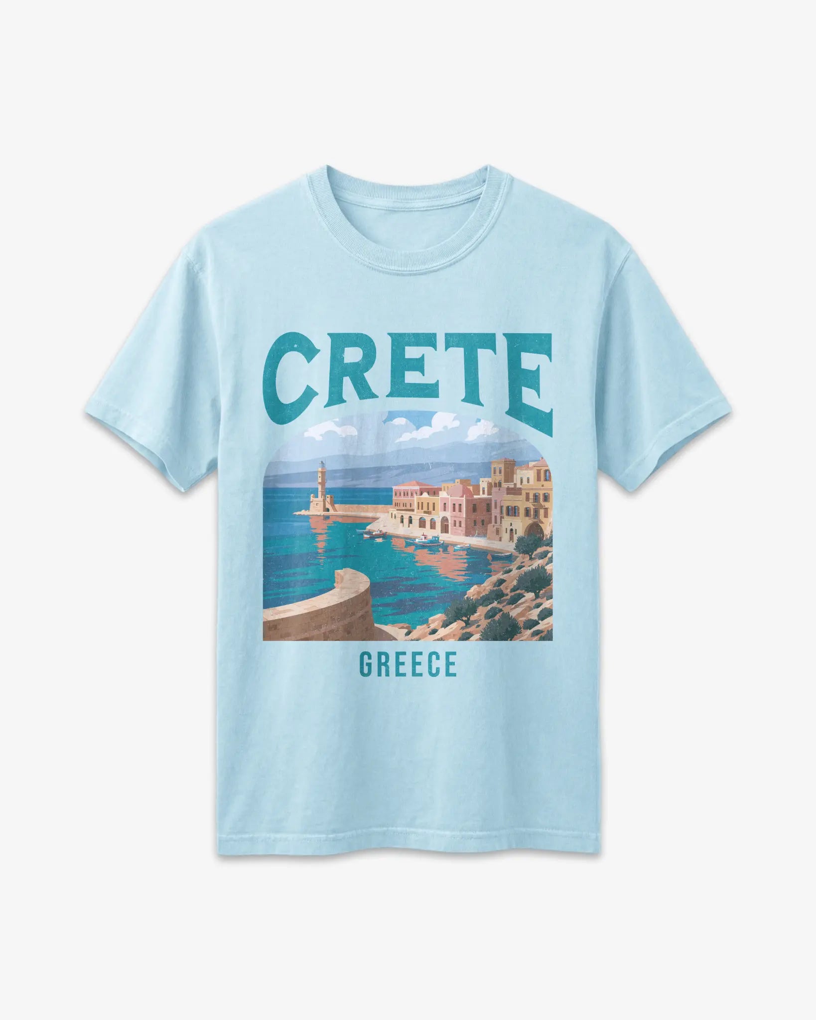 Crete Greece Vintage Travel Poster T-Shirt