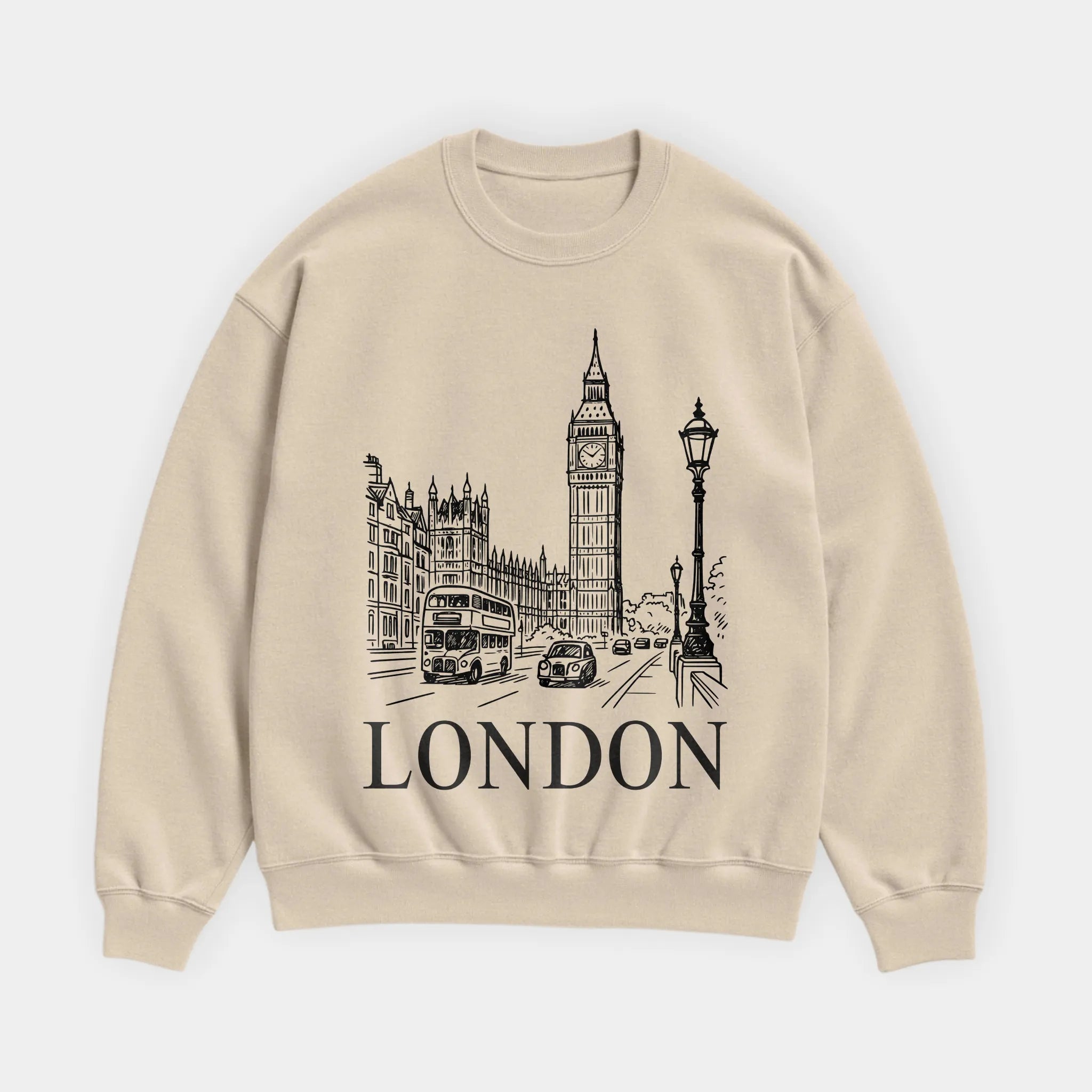 London Vintage Sketch Sweatshirt