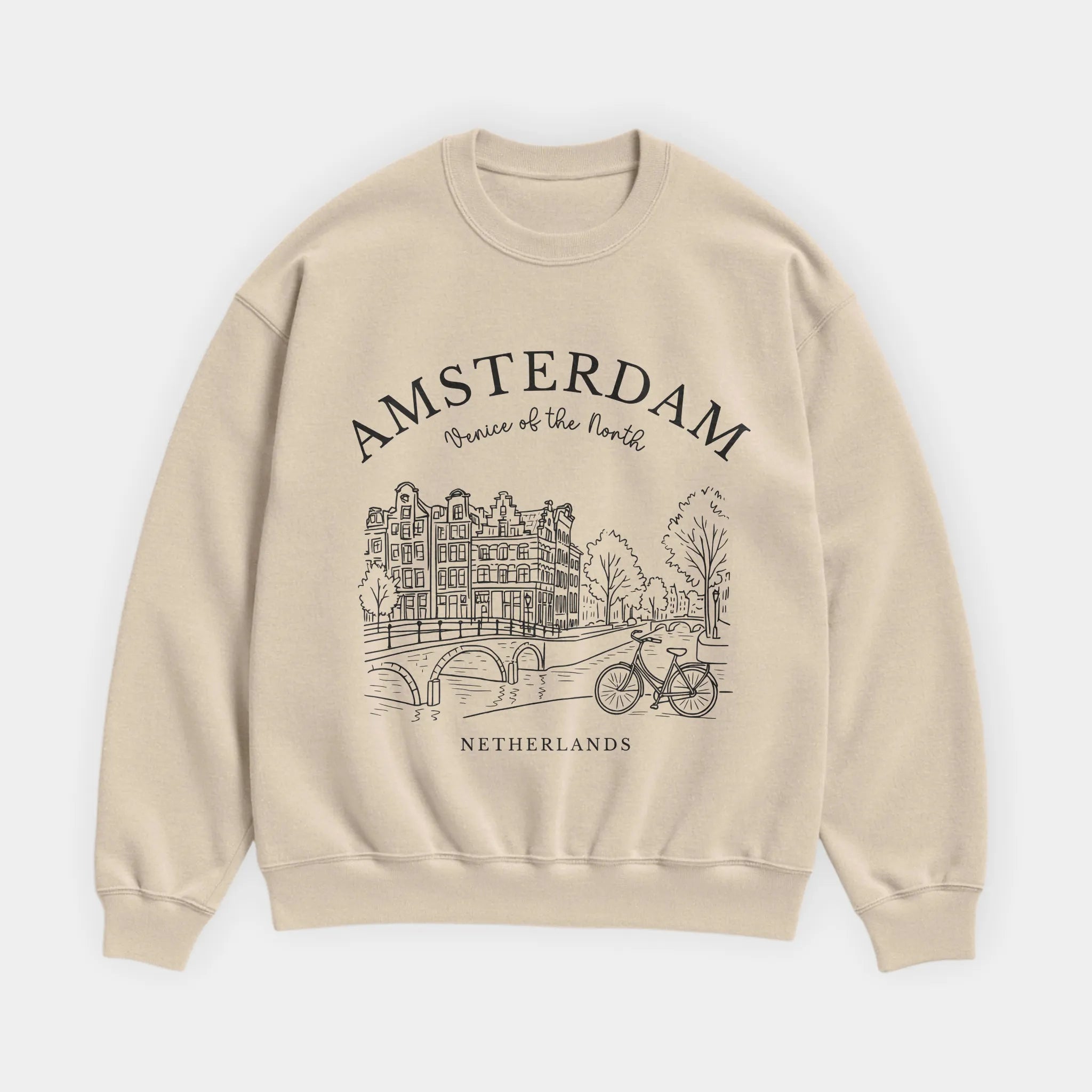 Amsterdam Vintage Sketch Sweatshirt