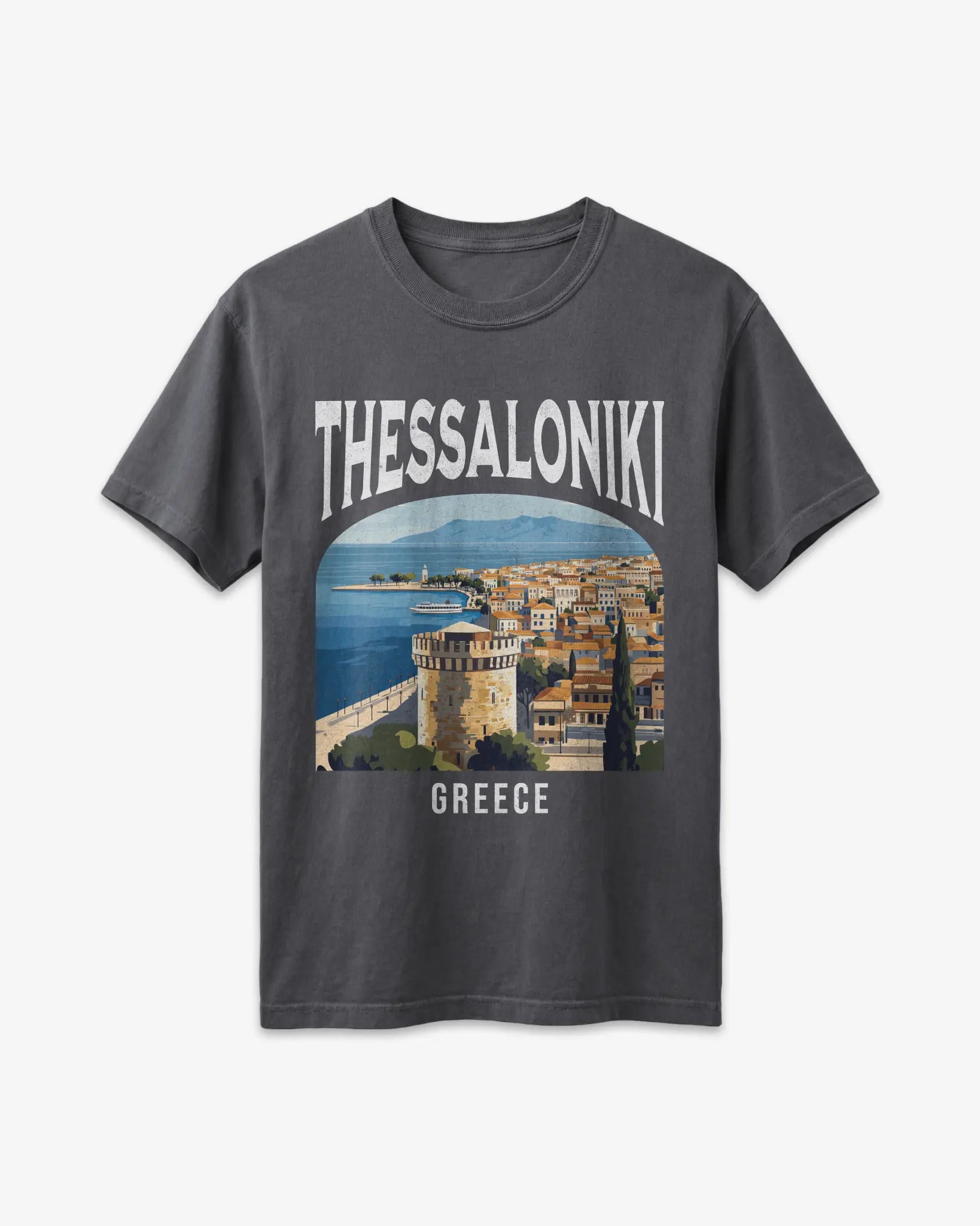Thessalonki Greece Vintage Travel Poster T-Shirt
