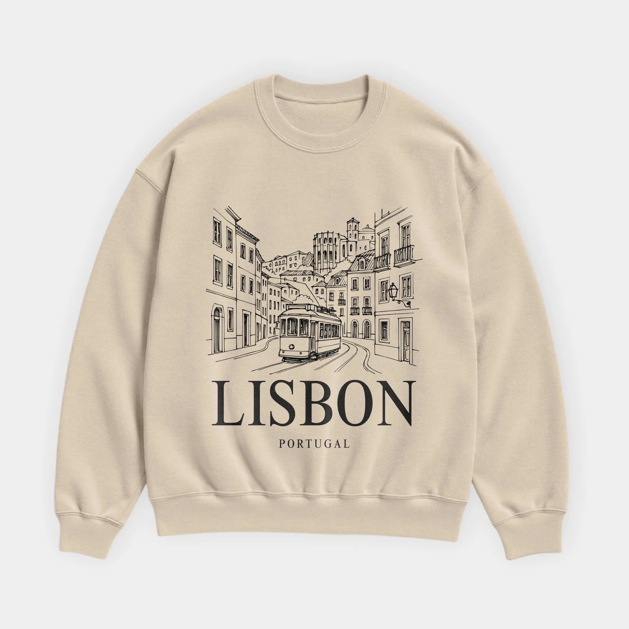 Lisbon Vintage Sketch Sweatshirt
