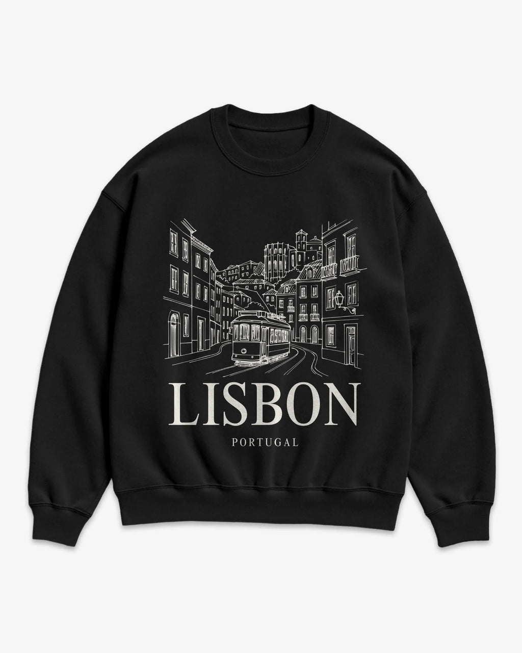 Lisbon Vintage Sketch Sweatshirt