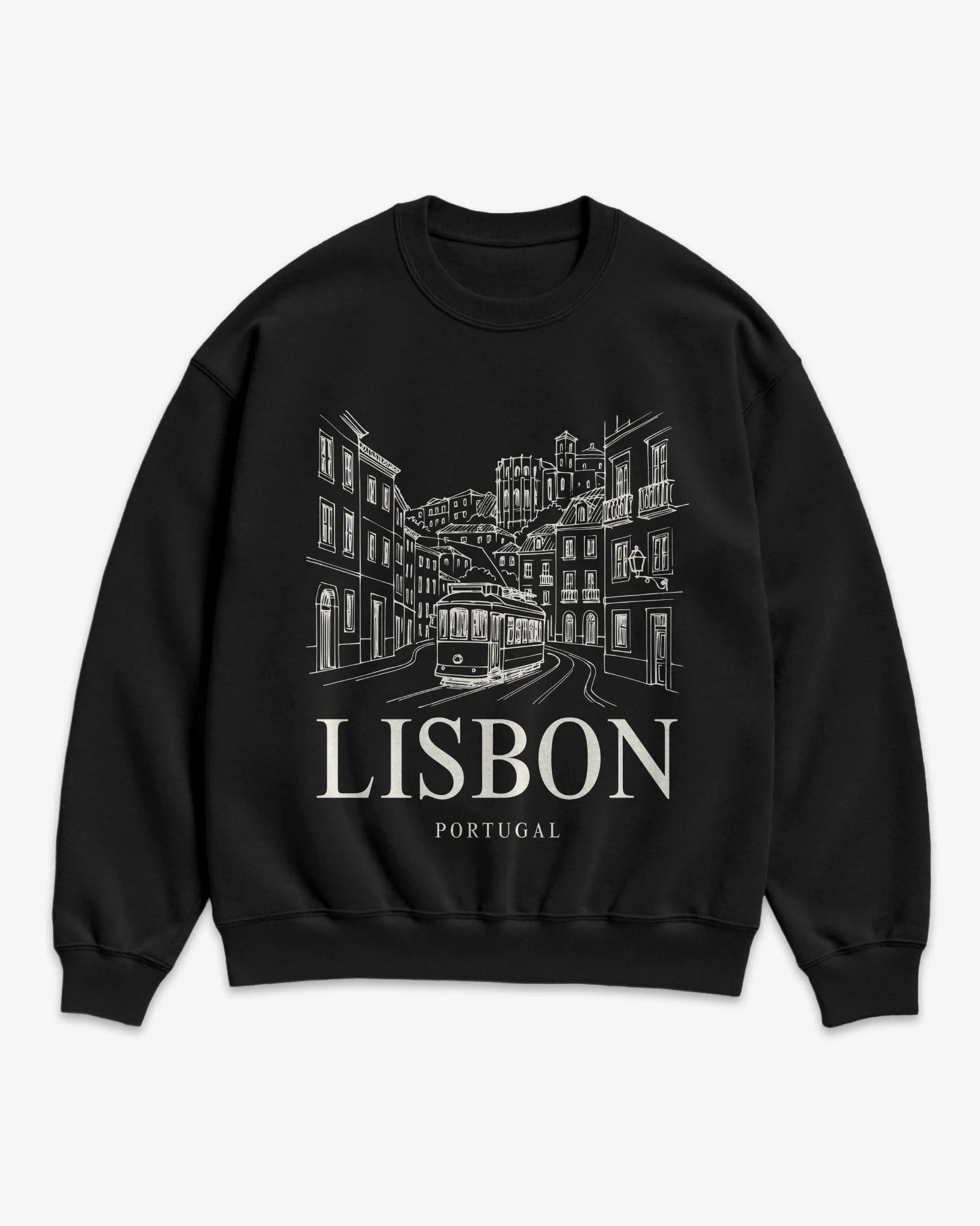 Lisbon Vintage Sketch Sweatshirt