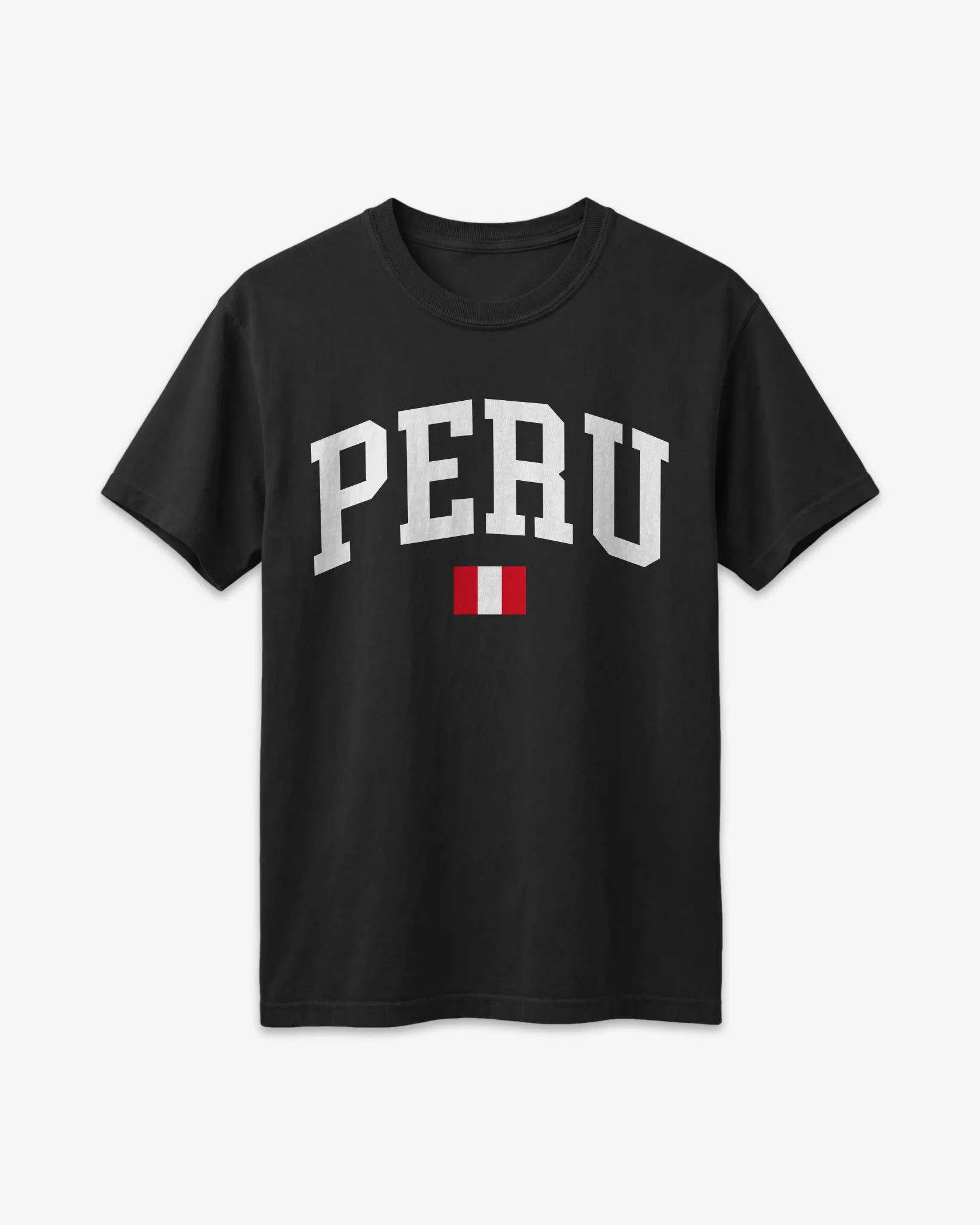Peru Collegiate Flag T-Shirt