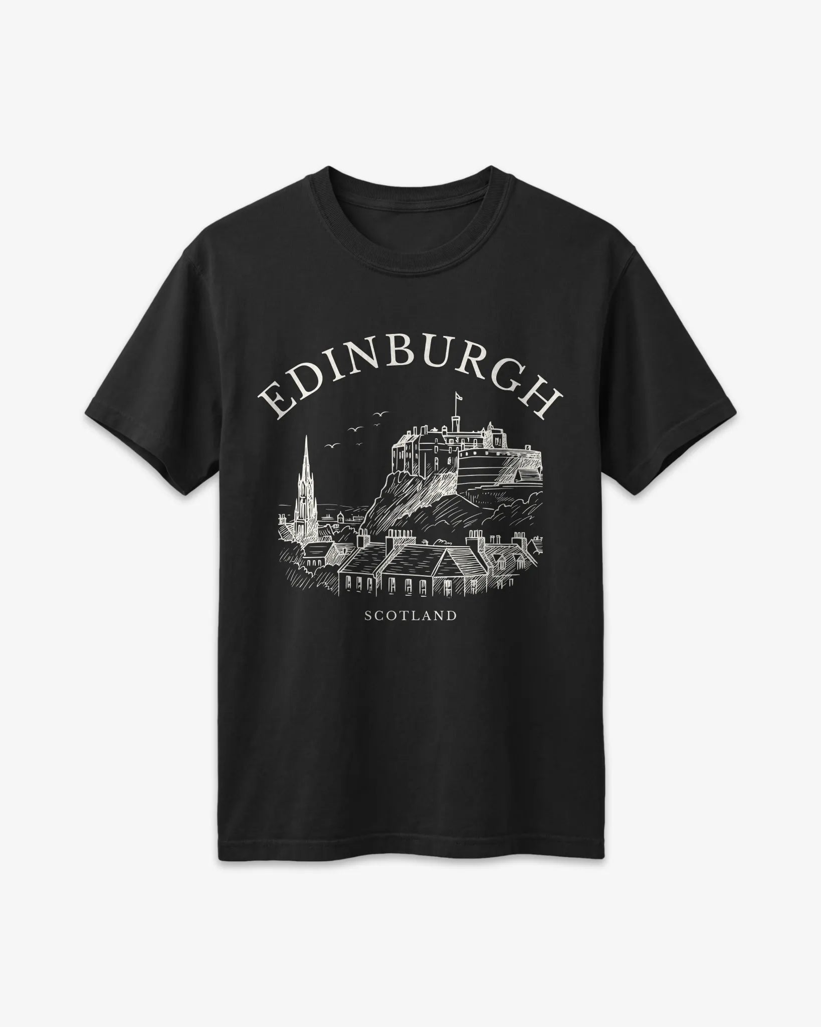 Edinburgh Vintage Sketch T-Shirt