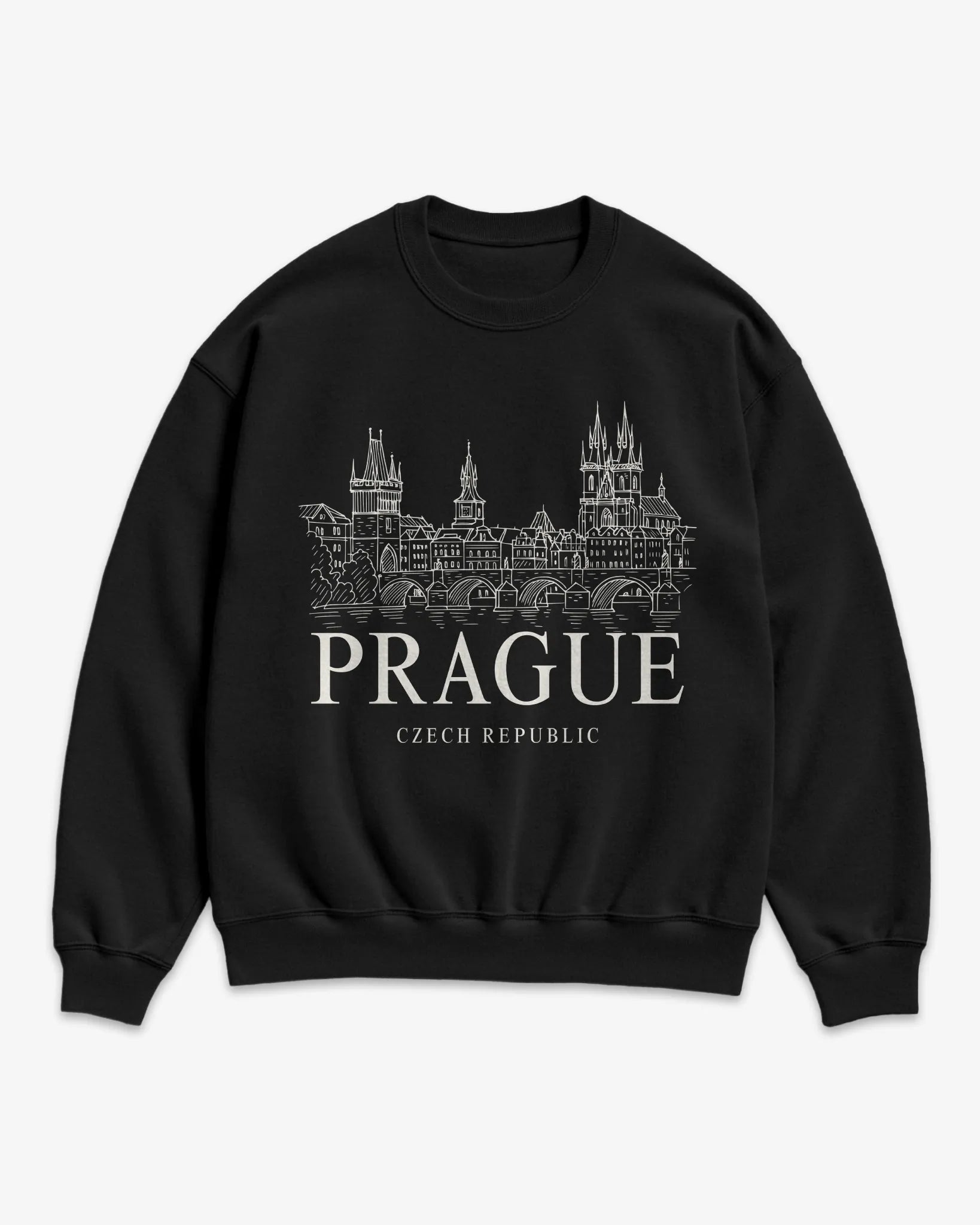Prague Vintage Sketch Sweatshirt
