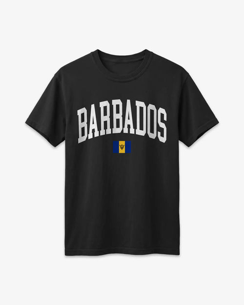 Barbados Collegiate Flag T-Shirt